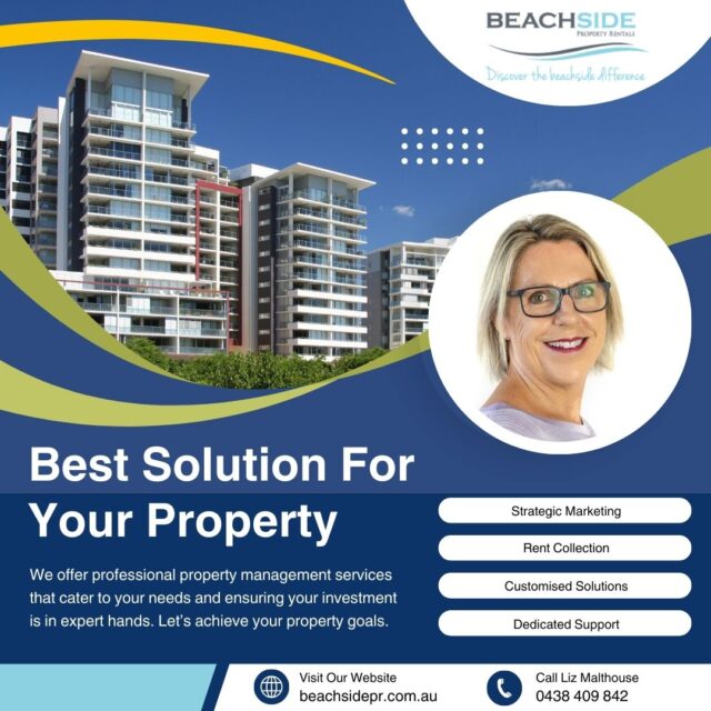 💼 Need a property manager you can truly rely on?At Beachside Property Rentals, we treat every investment as if it were our own.From carefully selecting quality tenants to conducting detailed inspections and staying on top of maintenance, Liz provides hands-on, personalised property management so you can enjoy confident returns — without the stress.✅ Dedicated to long-term rentals
✅ Trusted by local and interstate landlords
✅ Professional, proactive and always availableIf you're looking for someone who will manage your beachside investment with care and attention, get in touch with Liz today and experience the Beachside difference.https://beachsidepr.com.au/